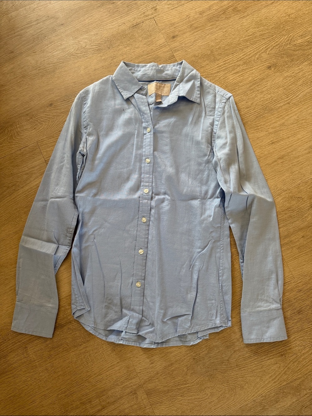 Women's Banana Republic Oxford Shirt in light blue
